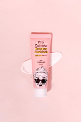 Village 11 Factory Pink Calming Tone Up Sun Block SPF50+ PA++++ 50ml - Güneş Koruyucu & Makyaj Bazı